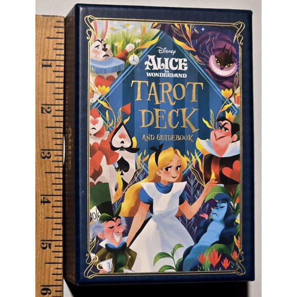 Alice in Wonderland Tarot Deck & Guidebook Box Set Disney Minerva Siegel 6" NWOT - Picture 5 of 6